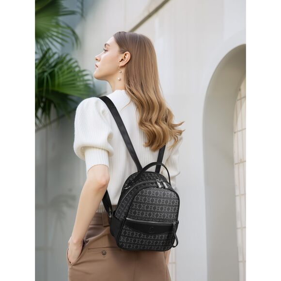 2127 Mini Backpack Purse Multi Pocket Small Backpacks Convertible Shoulder main image 3